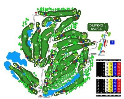 Golf Sokolov - Map