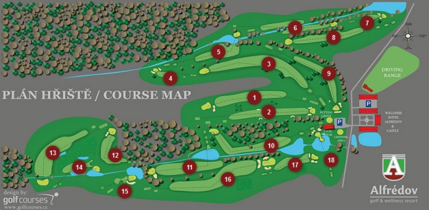 Golf Alfredov Map